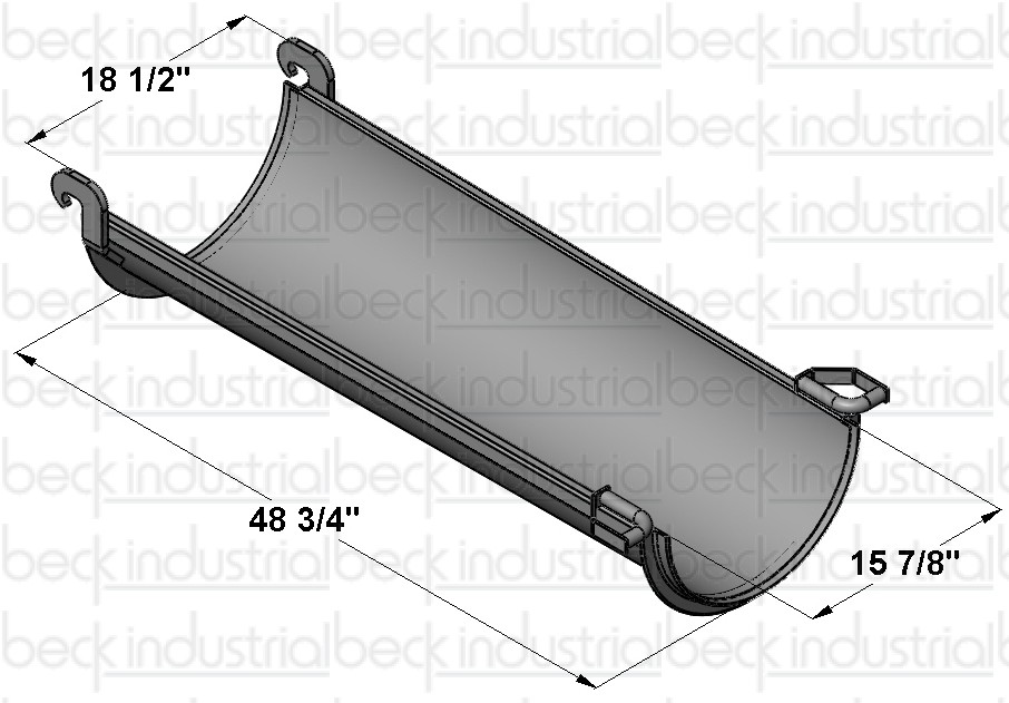 Beck / MTM Standard Extension Chute (18 ga, Docol 33.2lb) 