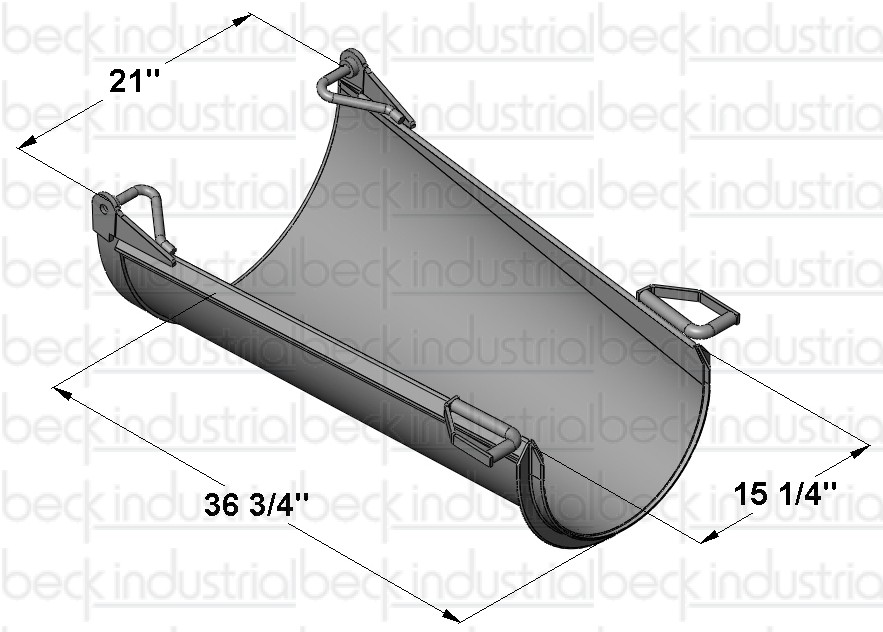 CBMW Paver-to-Standard Conversion Fold-Over Chute