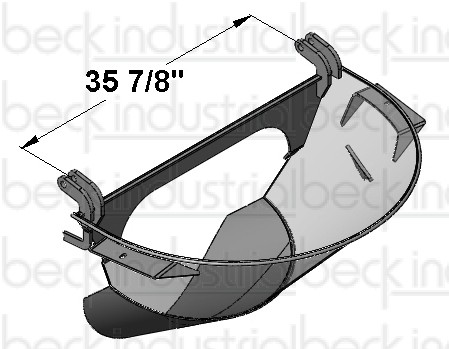 MTM 42" Drop-Mount Charge Hopper