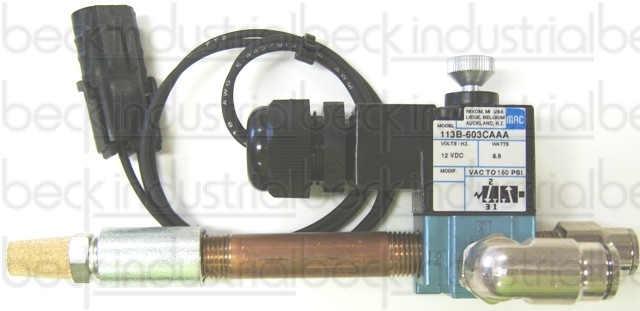Mac Valve, Chute Pos. Lock MTM#85284 (w/muffler and fittings)
