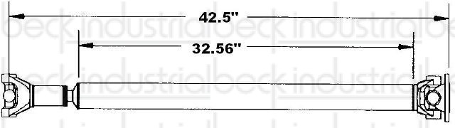Beck 42.5" Drive Line
