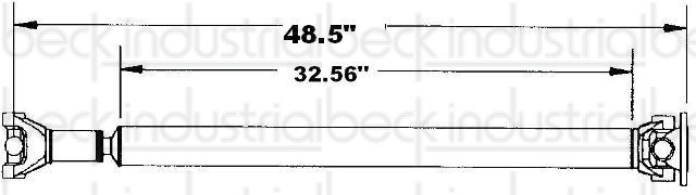 48.5" 1350 Series Drive Line