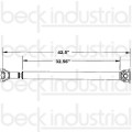 Beck 42.5" Drive Line