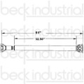 51" 1350 Drive Line w/Flange
