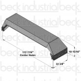 Beck 1-Piece Right-Hand Tandem Fender Assembly '07