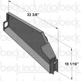 Beck Front Left-Hand Fender Section (For 3-Piece '07 Fenders)
