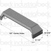 CBMW 1-Piece Right-Hand Steel Tandem Fender (31" Width)