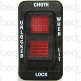 Rocker Switch, Chute Lock, 1-5/8"