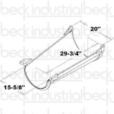MTM Old Style #152630 Fold Over Chute