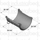 Beck / MTM Paver Short (24") Fold-Over Chute