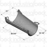 CBMW Paver-to-Standard Conversion Fold-Over Chute